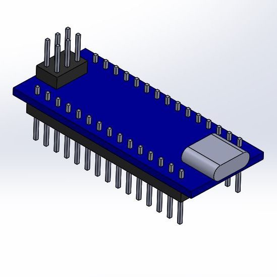 Naco Controller, Arduino kompatibel Naco Controller, Arduino kompatibel, als STEP-Datei zum Download